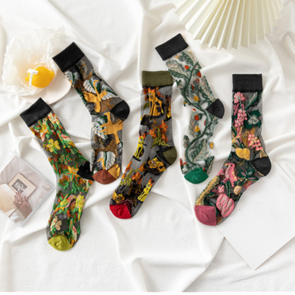 Invisibility Sock Loafer - Vrouw Kant bloem korte sok dunne