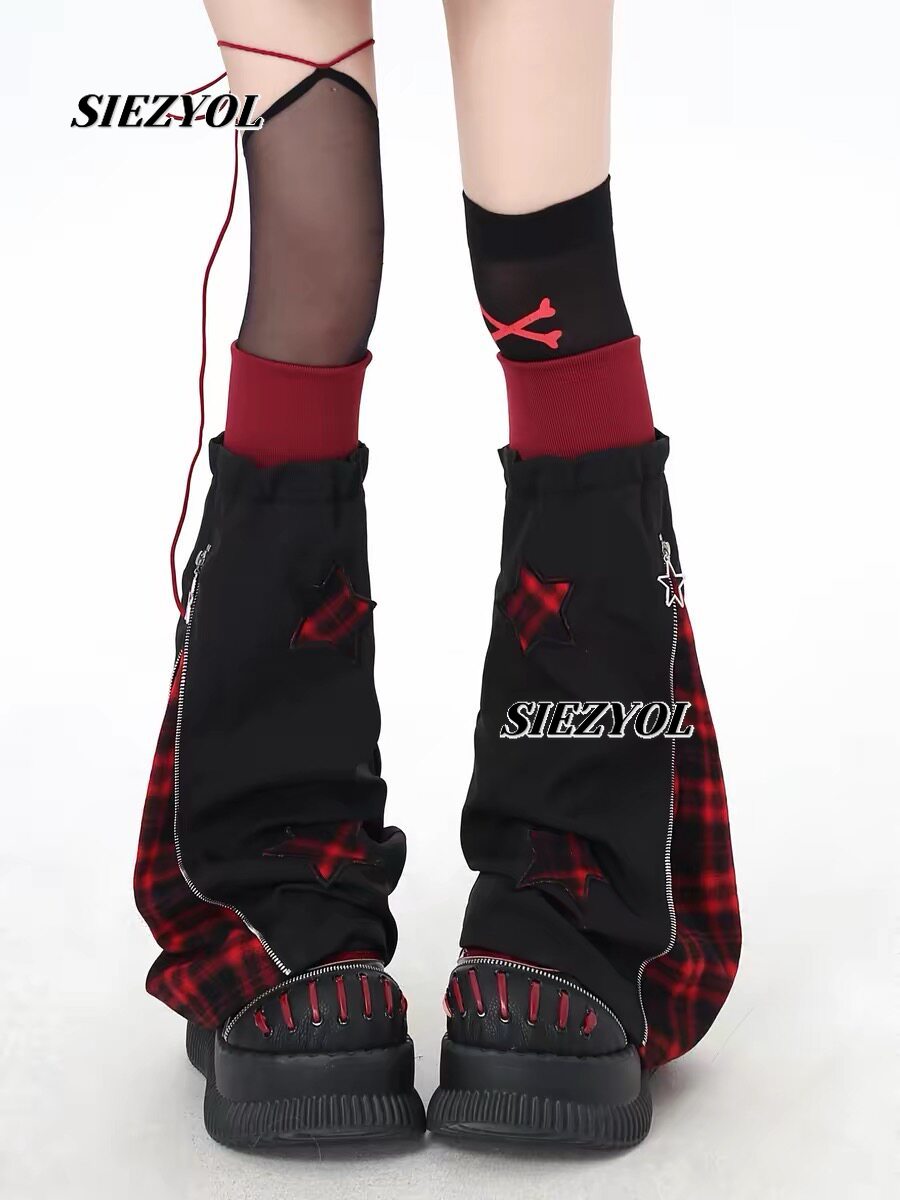 Boot Sock Slouchy - Originele geruite beenwarmers 2026 Nieuwe zoete