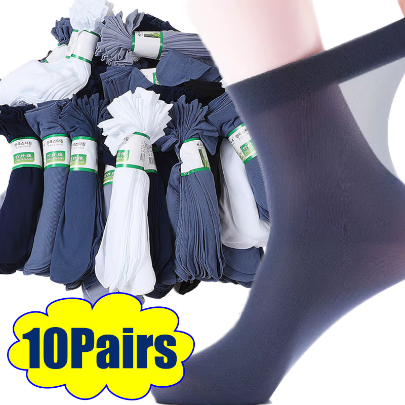 Silk Sock Bamboo - Ademende Lange Sokken Bamboevezel Sokken Zomer
