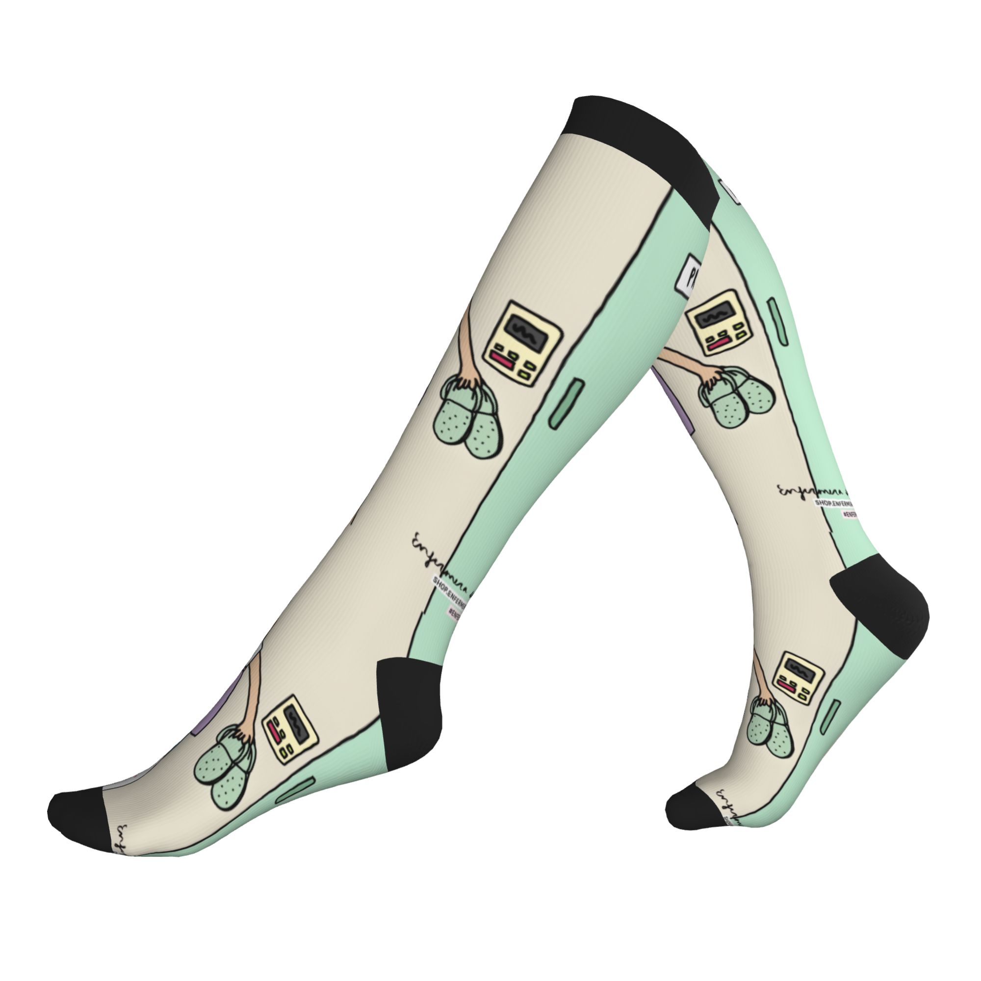 Compression Sock Medical - Enfermera En Apuros Arts Verpleegkundige Medische