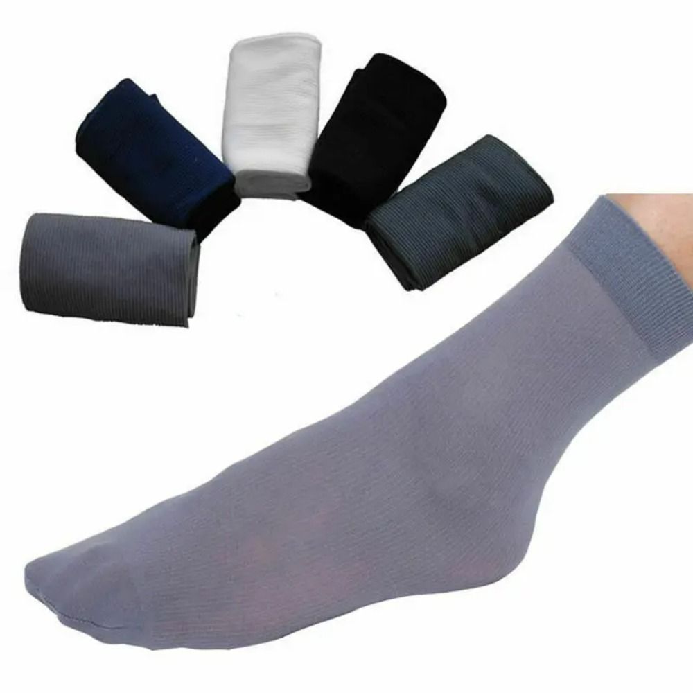 Silk Sock Bamboo - 10 Paar Mannen Ijs Zijde Sokken