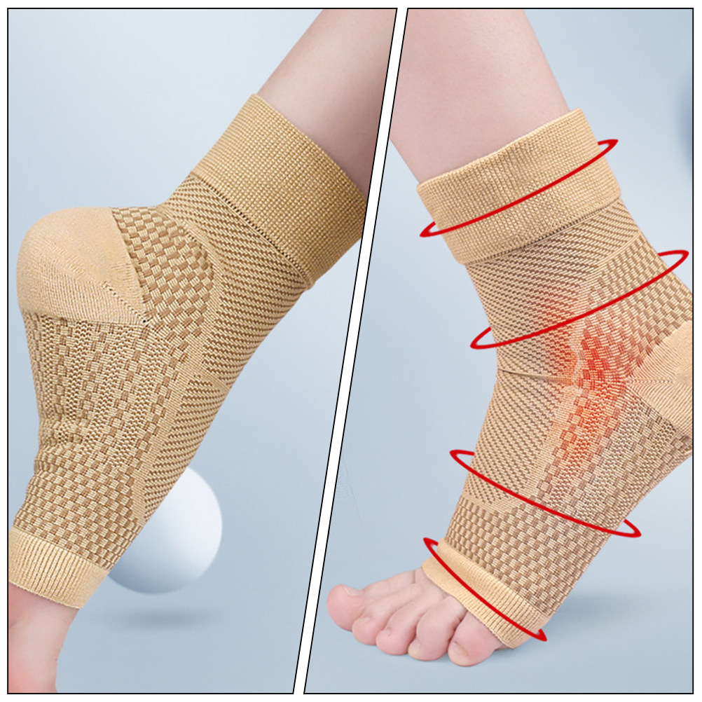 Ankle Brace Sock - 1 paar enkelcompressie mouwondersteunende sokken voor