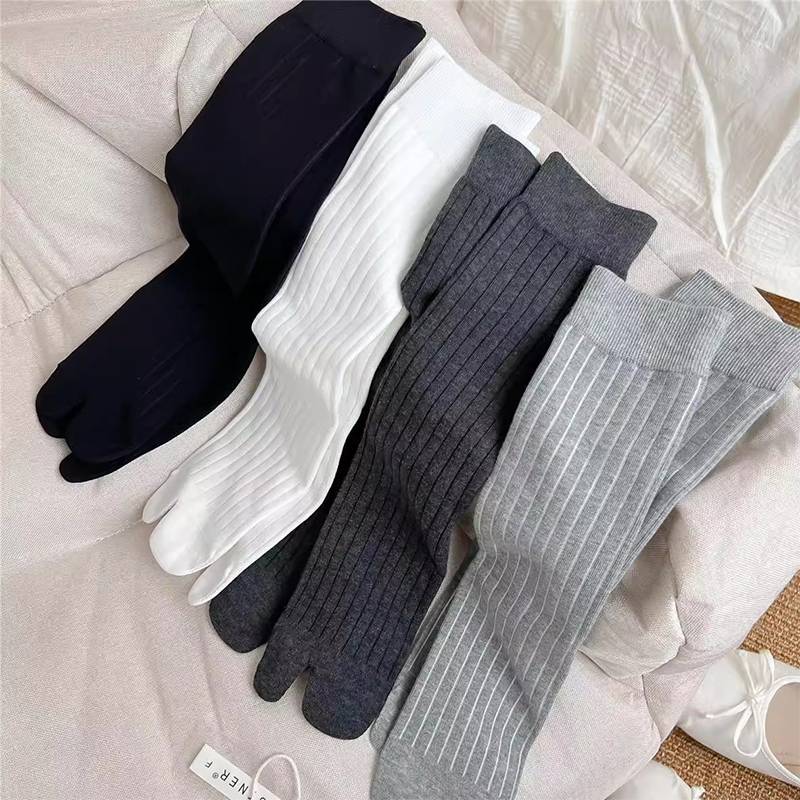 Toe Sock Split - Lolita Katoen Twee-Tenen Dij Hoge Sokken