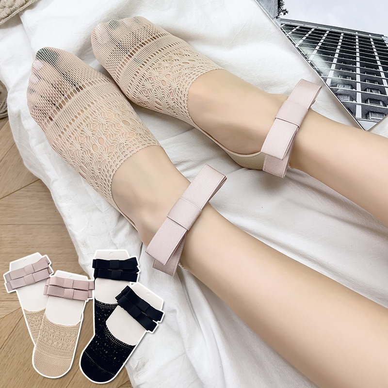 Invisibility Sock Loafer - Ballet-stijl meisjessokken, Lolita veterloze ademende laag