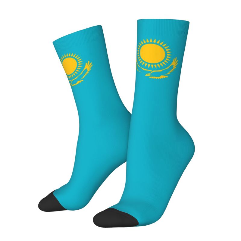 Dress Sock Men - Kawaii Heren Vlag Van Kazachstan Jurk