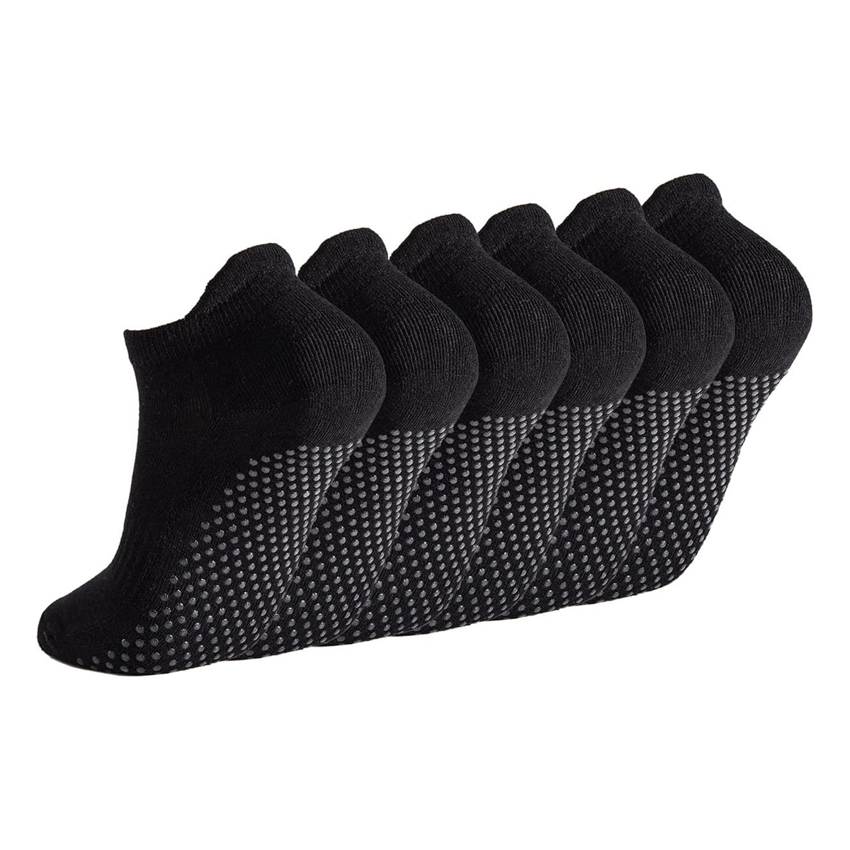 Grip Sock Yoga - 6-paar yogasokken voor dames Pilates antislipsokken