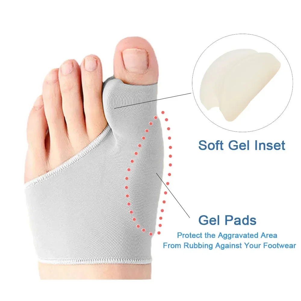 1/2 Paar Teen Separator Hallux - Ankle Brace Sock recensie en prijs