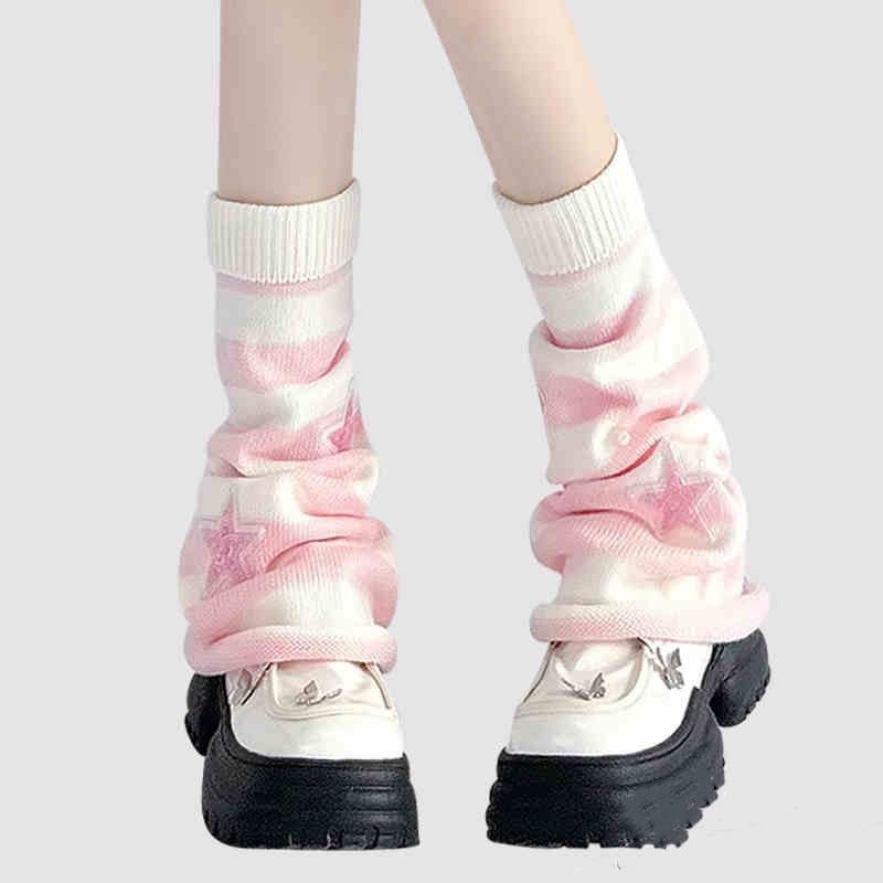Y2K gestreepte beenwarmers met - Boot Sock Slouchy recensie en prijs