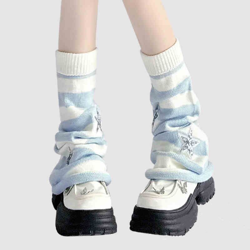 Y2K gestreepte beenwarmers met - Boot Sock Slouchy recensie en prijs