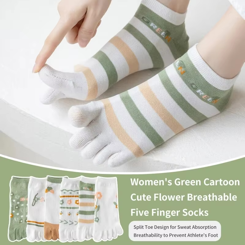 3 paar dames sokken voor lente - Toe Sock Split recensie en prijs