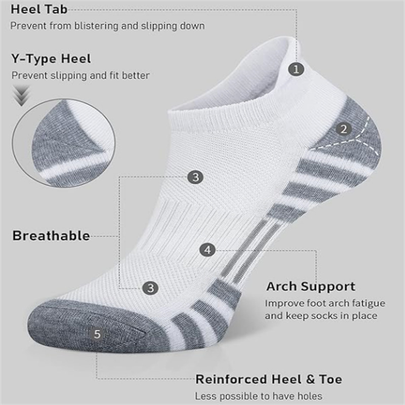 6/24 Paar Gedempte Ademend Enk - Ankle Sock Low Cut recensie en prijs
