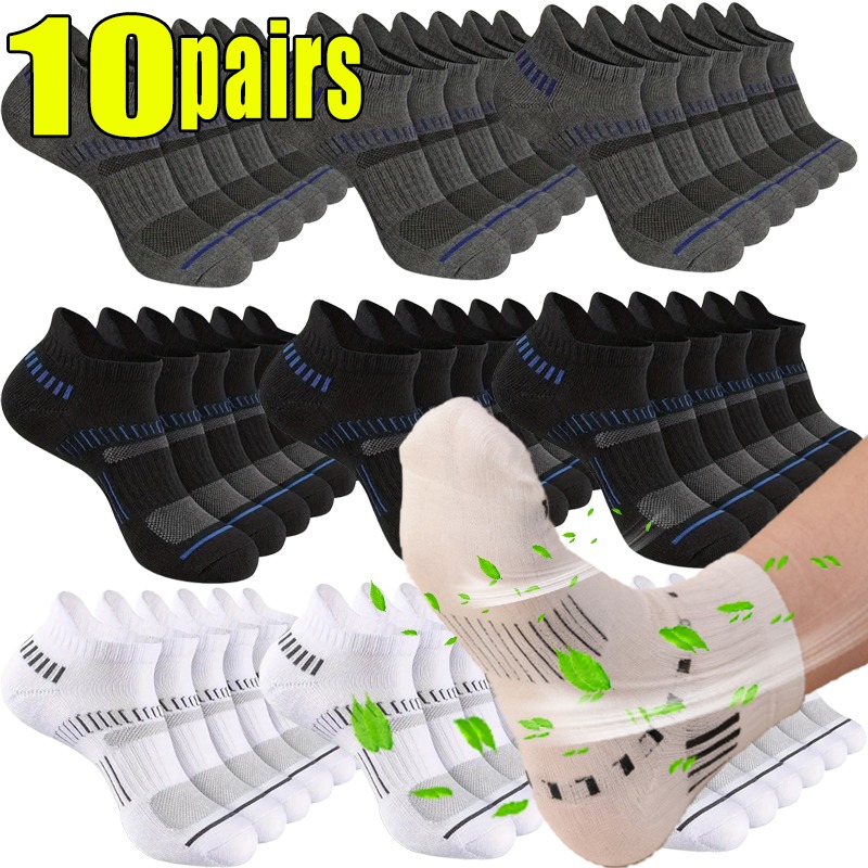 1-10pairs Ademend Mesh Mannen  - Ankle Sock Low Cut recensie en prijs