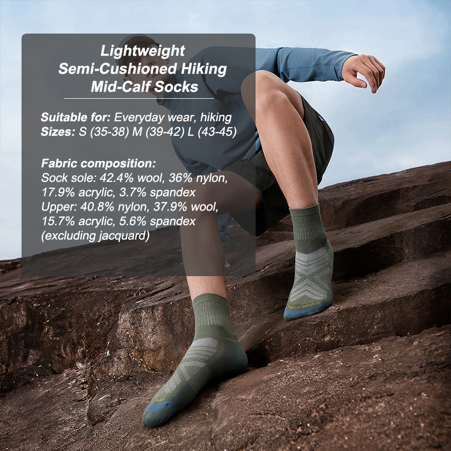 Naturehike Sportsokken Herenso - Wool Hiking Sock recensie en prijs