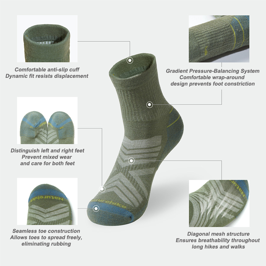 Naturehike Sportsokken Herenso - Wool Hiking Sock recensie en prijs