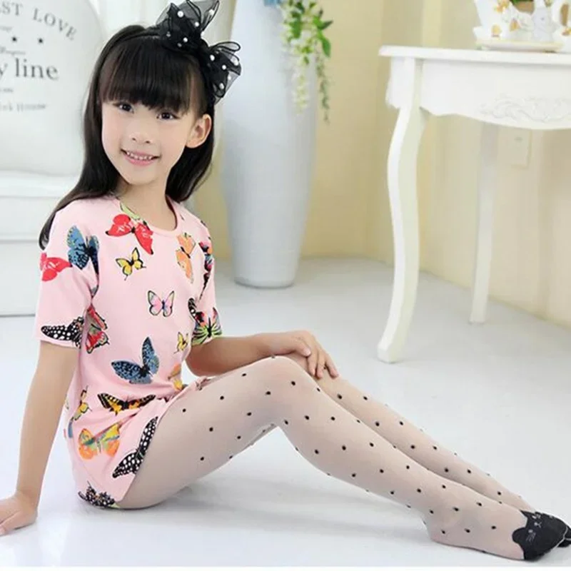 Zoete kattenprint meisjes pant - Tights Pantyhose Sheer recensie en prijs