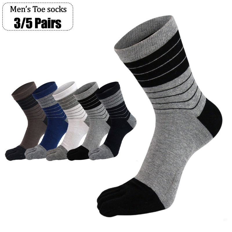 3/5 Paar Heren Vijfteen Sokken - Toe Sock Split recensie en prijs