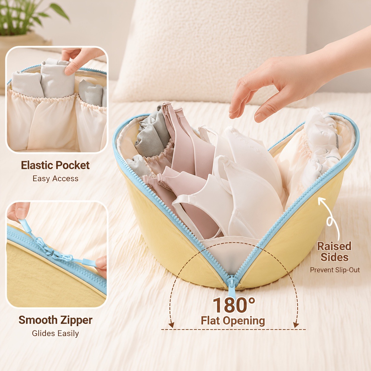 Drie-in-één beker-vormige bh-o - Sock Organizer Tray recensie en prijs