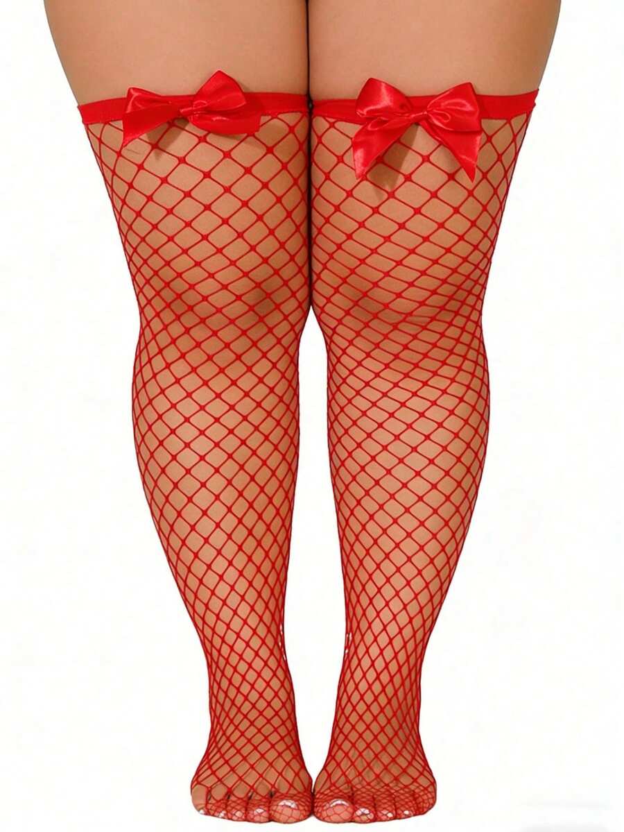 Kousen met strikdecoratie, fis - Knee High Sock Women recensie en prijs