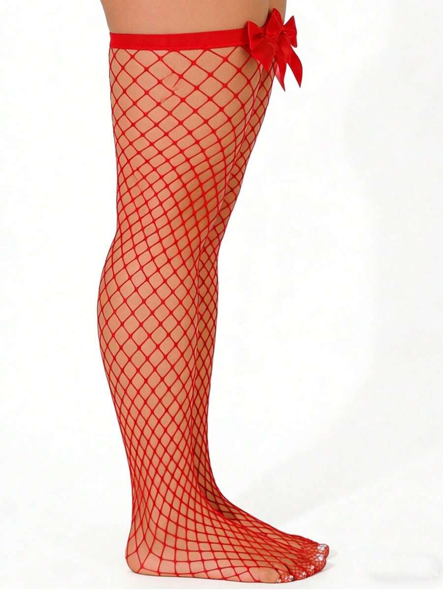 Kousen met strikdecoratie, fis - Knee High Sock Women recensie en prijs