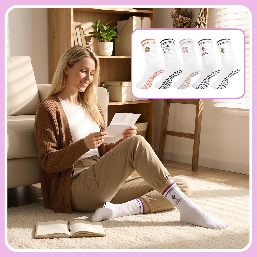 Leuke yogasokken voor dames me - Grip Sock Yoga recensie en prijs