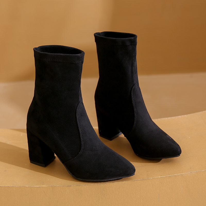 Winter nieuwe stijl dikke hak  - No Show Sock Women recensie en prijs
