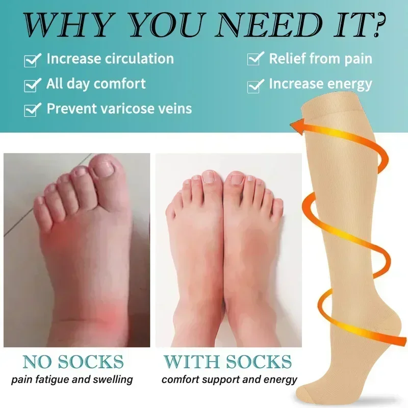 1 paar compressiesokken voor d - Compression Sleeve Calf recensie en prijs