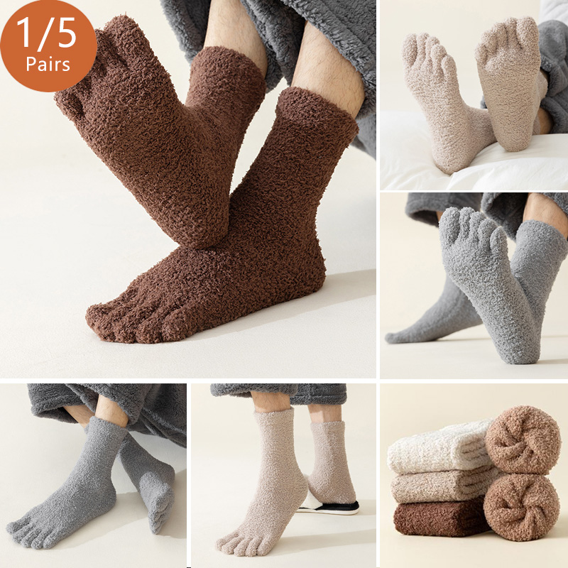 1/5 Pairs Mans Thermische Teen - Thermal Sock Winter recensie en prijs